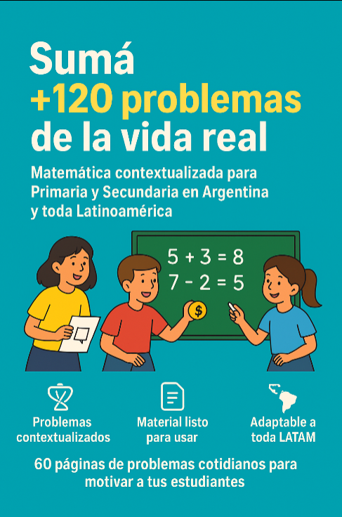 Sumá +120 Problemas de la vida real